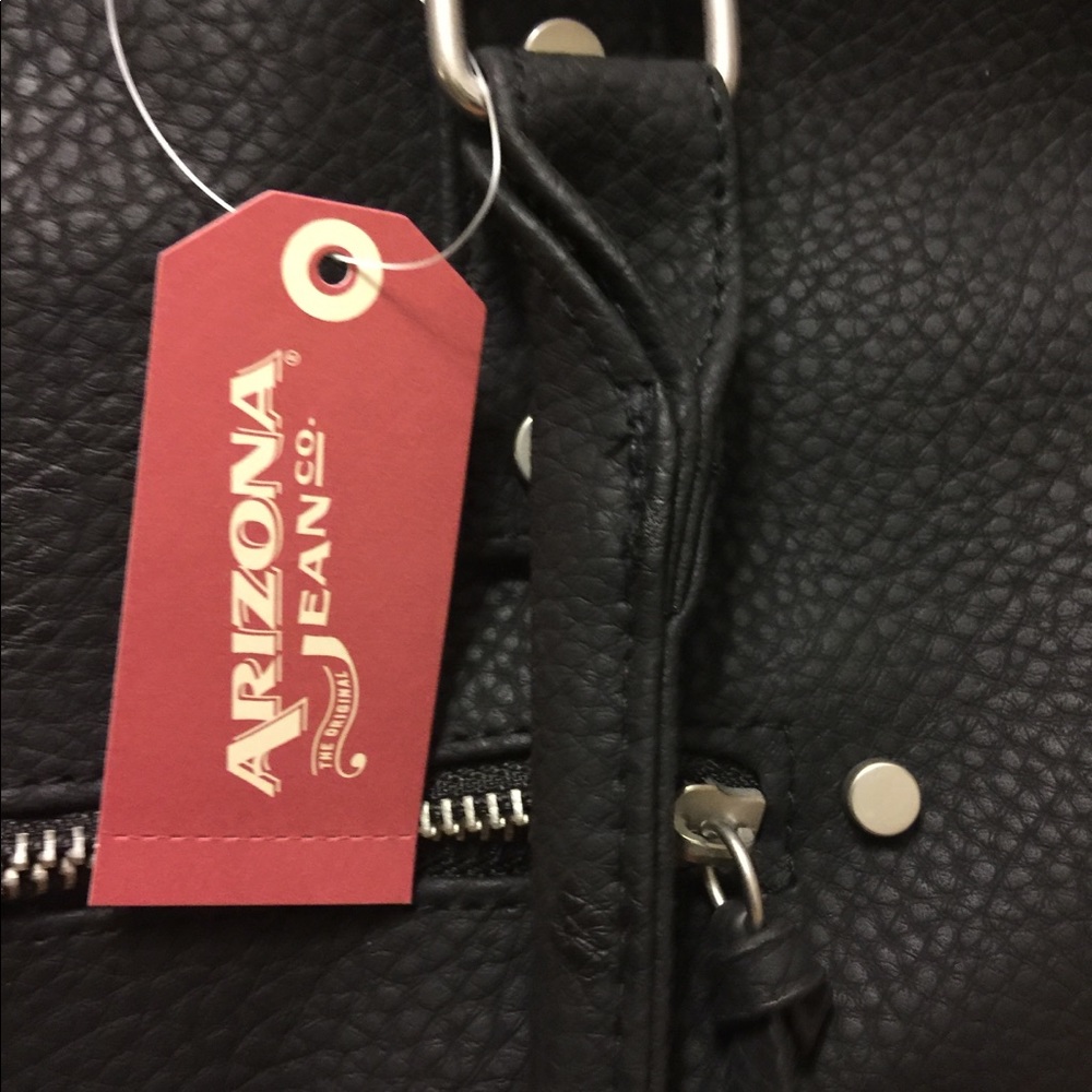 NWT Arizona Jean Co. Black Tote; Large; $75 - Picture 2 of 8